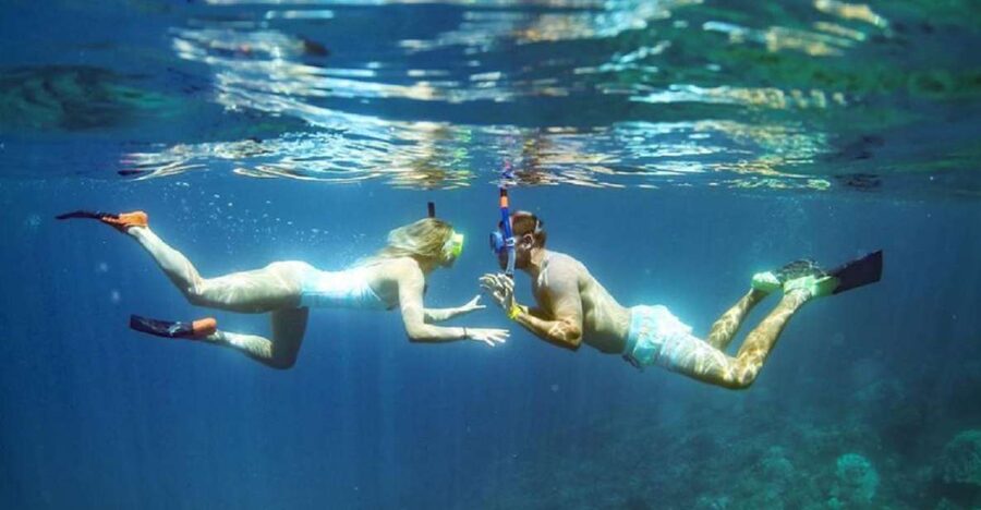 Maui: Kaanapali Beach 4-hour Snorkel w/ BBQ Lunch & Open Bar - Lunch with a view of the Pacific