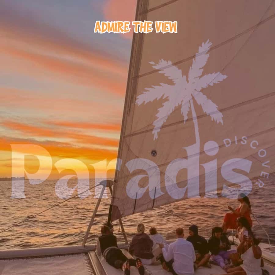 Mauritius: Catamaran Sunset Cruise with Food, Drinks & DJ - Sunset is the main event