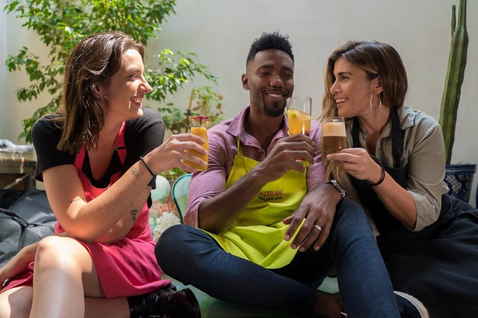 Mexican Cooking Class & Cocktails in Mexico City - Three cocktails between the courses