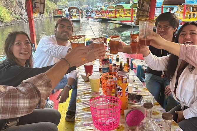 Mexico City Boat Tour Food and Unlimited Drinks Priority Boarding - Boarding the colorful trajinera