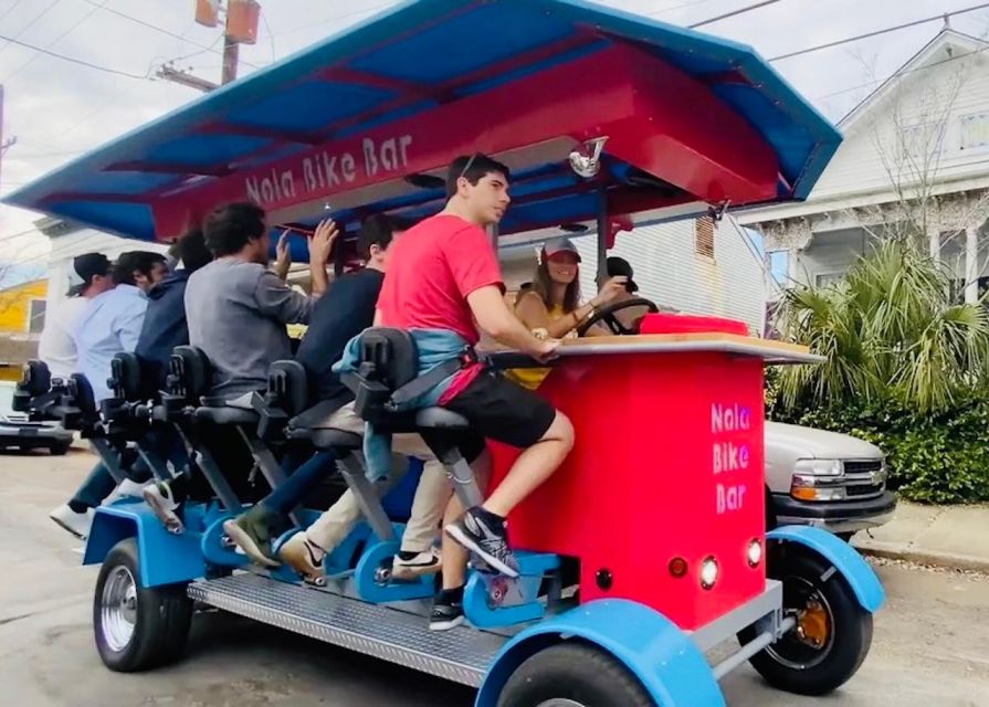 Mid-City Party Bike Bar Crawl - What the 105-minute schedule means