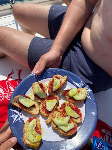 Milos: Full-Day Sailboat Cruise with Food and Open Bar - Gerakas combines a swim with lunch