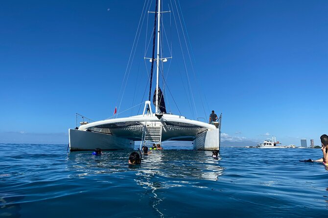 Moana’s Swim’n’Sail Cocktail Cruise Along the Waikiki Coast - Leaving Kewalo Basin for open water