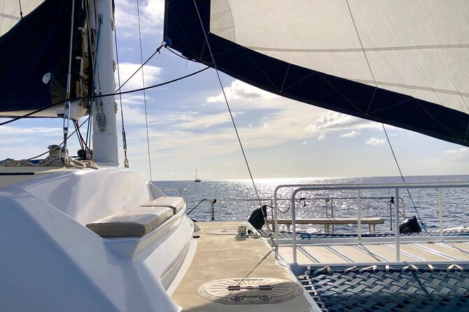 Moana’s Swim’n’Sail Cocktail Cruise Along the Waikiki Coast - The sail toward Diamond Head