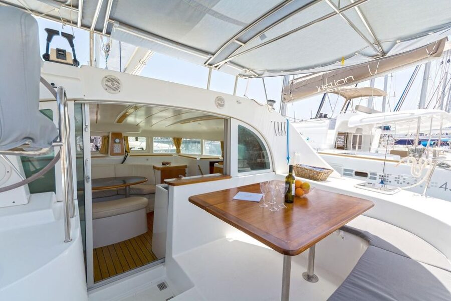 Mykonos: Private Catamaran Cruise w/ Food, Drinks & Transfer - Greek lunch prepared onboard