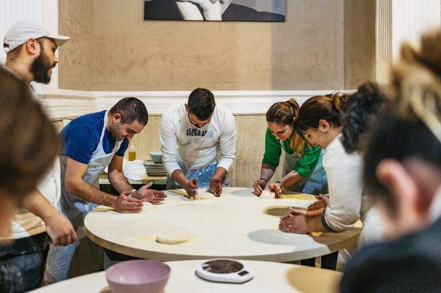 Naples: Pizza-Making Workshop with Drink and Appetizer - San Marzano sauce and the classic Margherita