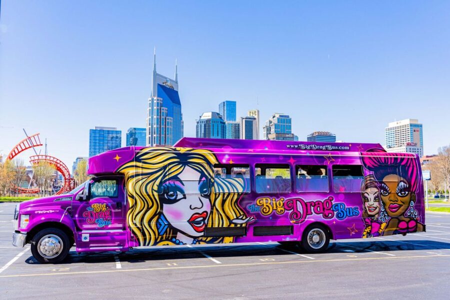 Nashville: Drag Queen Party Bus w/Games, Dancing & Drag Show - How the 90-minute itinerary feels