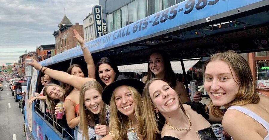 Nashville: Party Bus with DJ and Bar - Timing, meeting point, and group size