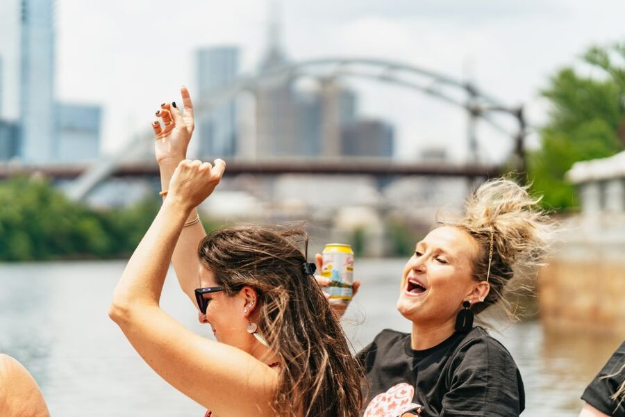Nashville: Pontoon Party Cruise with a Captain - The crew is the main attraction