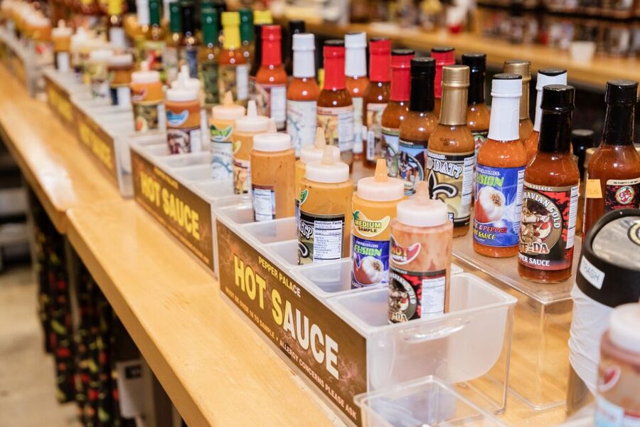 New Orleans: Combo Cocktail and Food History Tour - NOLA Sauce Bar adds heat and a souvenir bottle