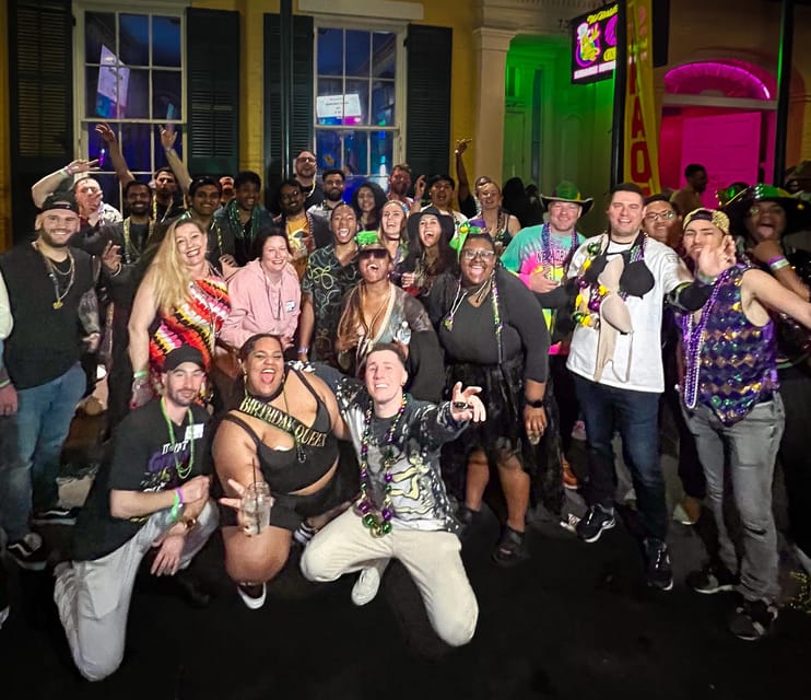 New Orleans: Guided Bourbon Street Bar Crawl with Shots - The five-minute walk into the French Quarter