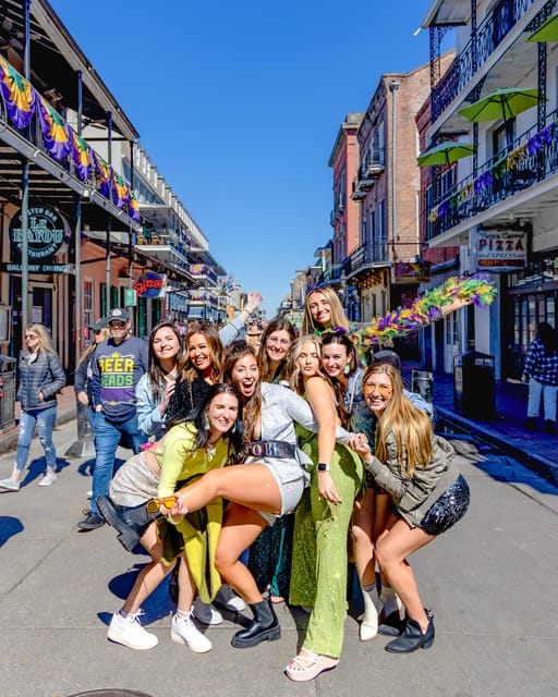 New Orleans: Guided Bourbon Street Bar Crawl with Shots - Ninety minutes of Bourbon Street stops