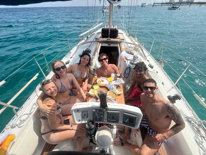 New Sailing / Boat Tour with Free Drinks and Tapas - The open-water swimming stop