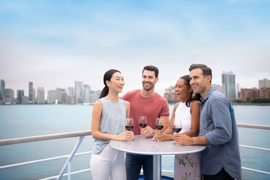 New York City: City Cruises Alive After Five Cocktail Cruise - One World Trade Center and the Lower Manhattan Skyline