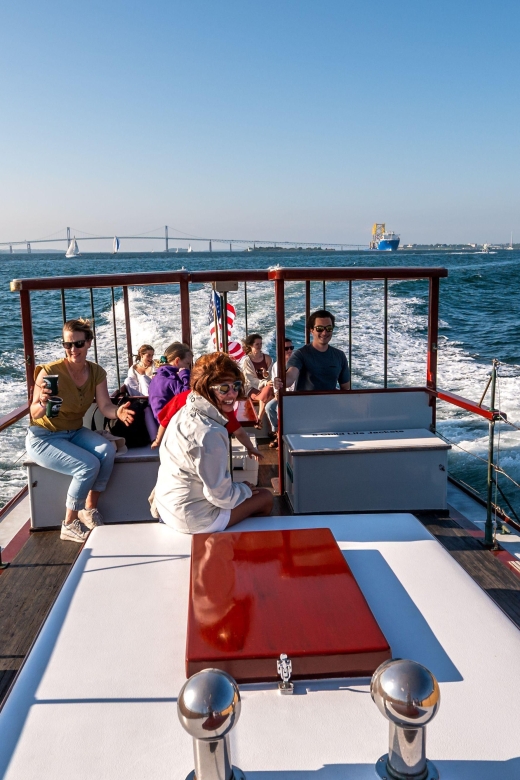 Newport: Sunset Cocktail Cruise - Boarding Rum Runner II at Bowen Wharf