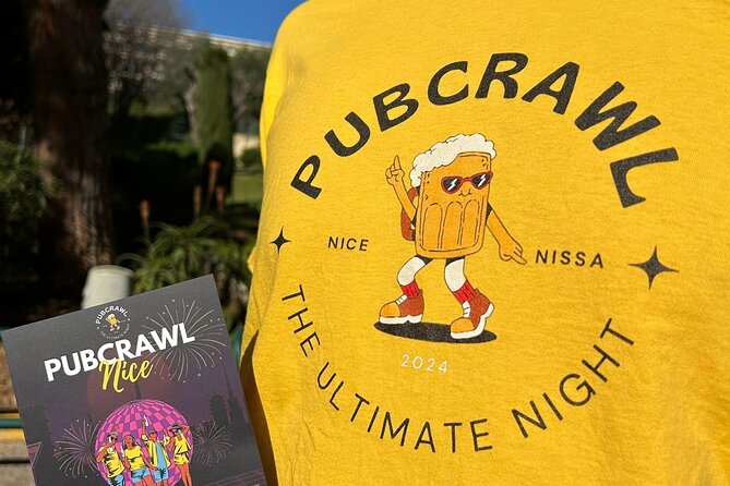 Nice: Pub Crawl Yellow – Social Bars, Games & VIP Club Entry - Shots, games, and the social side