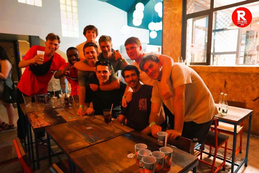 Nice: Ultimate Party Bar Crawl Free Shots & VIP Club Entry - Place Massena and the short walk into Old Town