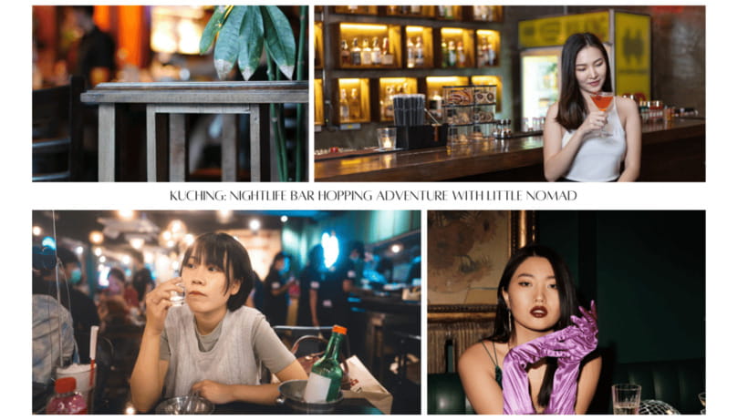 Nomadic Nightfall: Kuching Pub Crawl Adventure - Three Kuching bars, three different moods