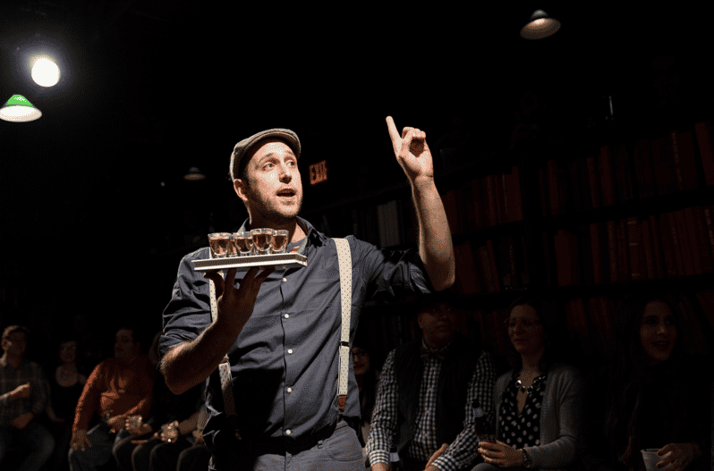 NYC: Drunk Shakespeare Ticket - Live Theatre and Cocktails - How the five-shot performance works