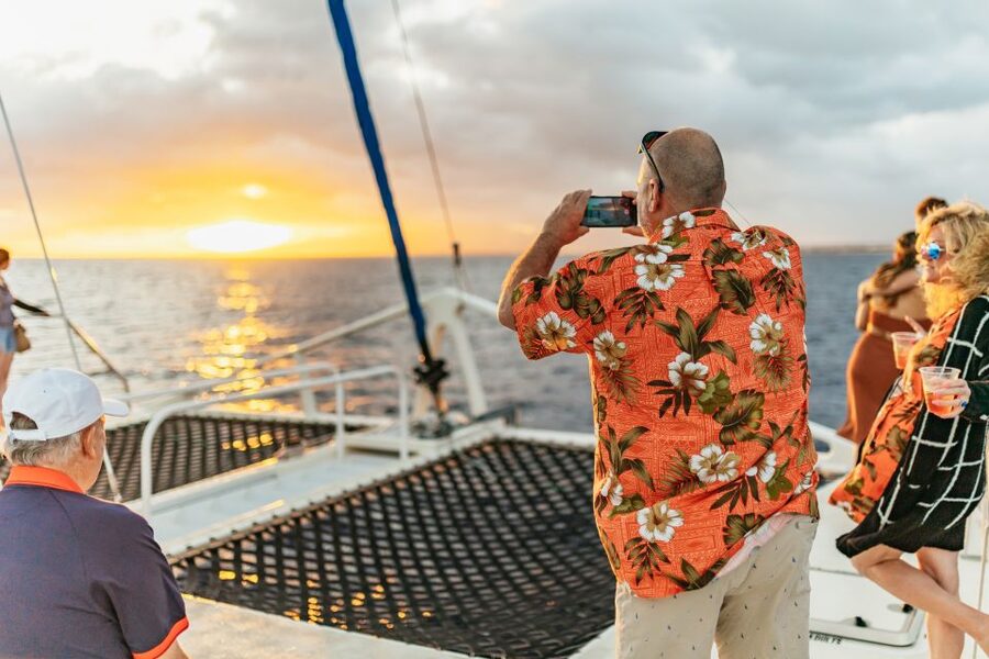 Oahu: Waikiki Sunset Catamaran Cocktail Cruise - Setting sail from Kewalo Basin Harbor