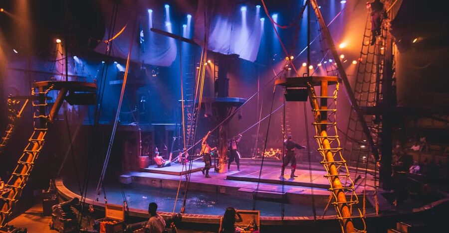 Orlando: Pirates Adventure Dinner Show with Drinks - Boarding the Spanish galleon in Orlando