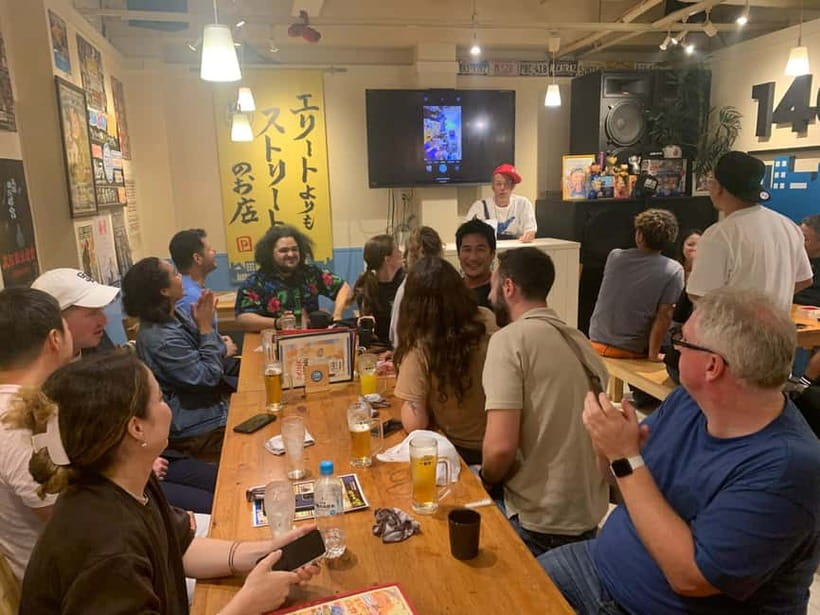 Osaka: Namba Pub Bar Crawl with a Local Guide - The second hour: Shinsaibashi and a sake-focused stop