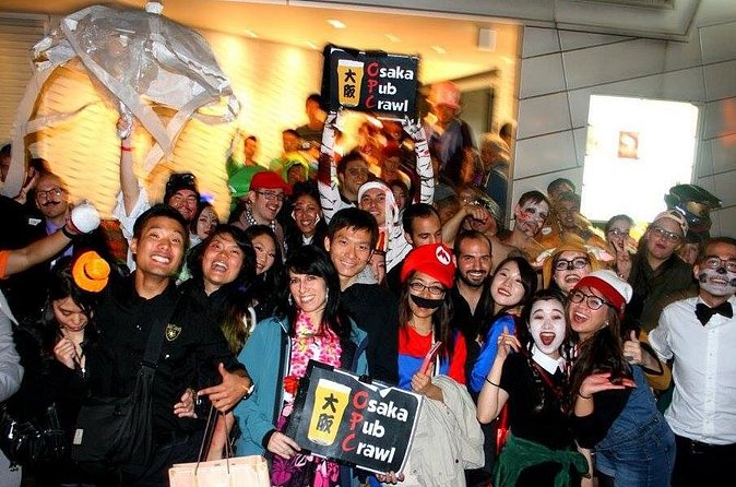 Osaka Pub Crawl and Nightlife Tour - Games, introductions, and meeting people
