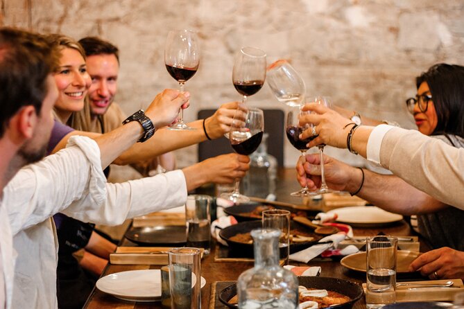 Paella Experience and Bottomless Wine in Barcelona - The five-course dinner you make together
