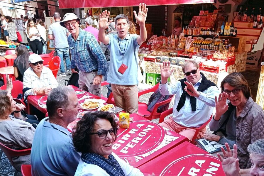 Palermo: City Walking Tour & Street Food Tasting with Drink - Teatro Massimo and the city’s grand scale