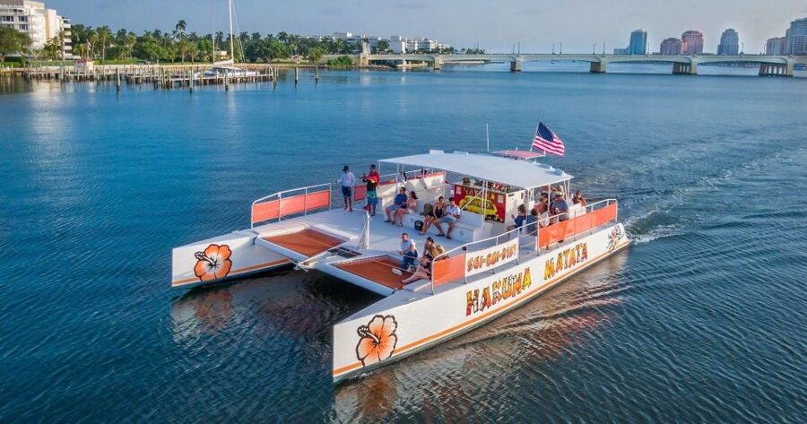 Palm Beach: Floatilla Party Cruise - What the float time is really like