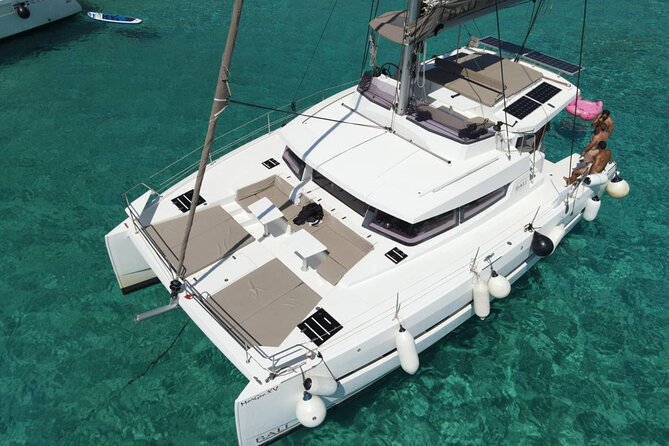 Panormo: Luxury Catamaran Cruise with Lunch & Open Bar - What the boat provides on a full day at sea