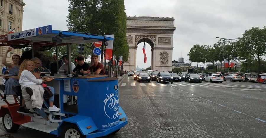 Paris: Beer Bike Bar With Drinks Included - What You Are Really Booking