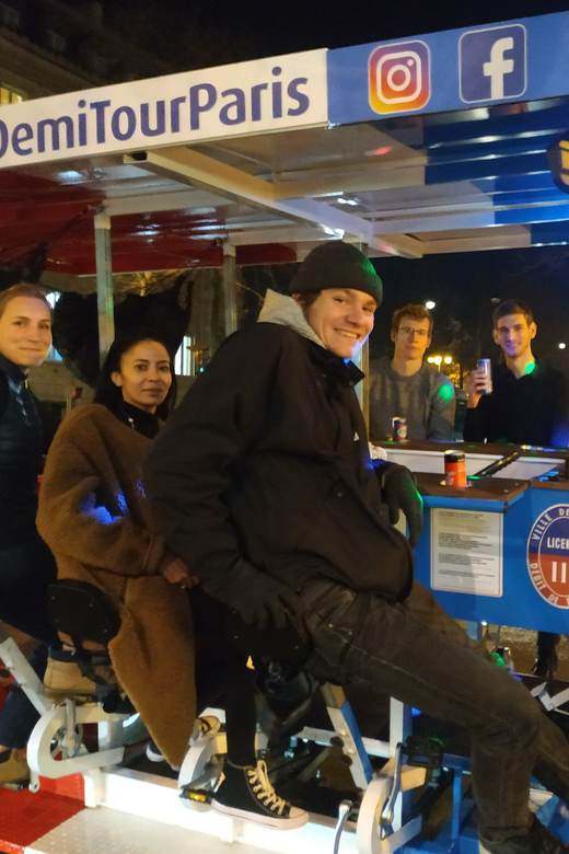 Paris: Beer Bike Bar With Drinks Included - Trocadéro and the Eiffel Tower Views