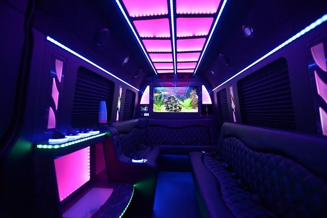 Party Bus Luxury Sprinter Limos - A private Sprinter instead of a fixed sightseeing bus