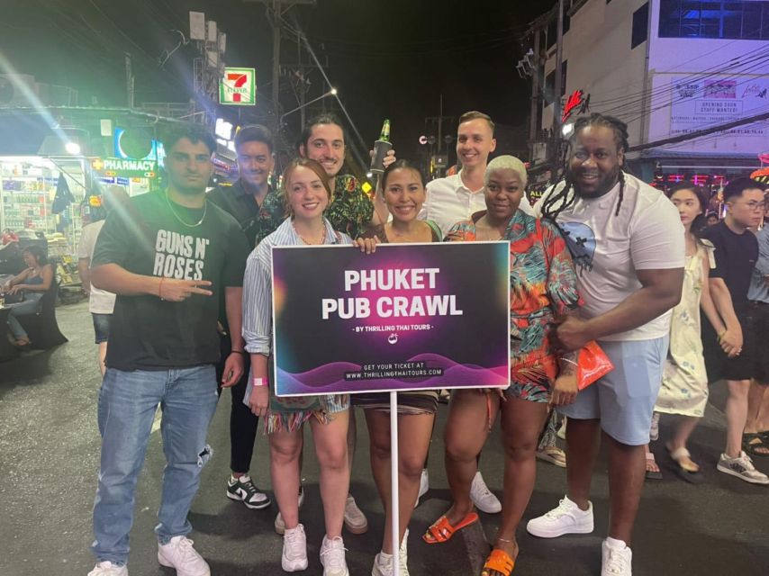 Phuket: Bar Crawl Tour - Ending at a club with entry included