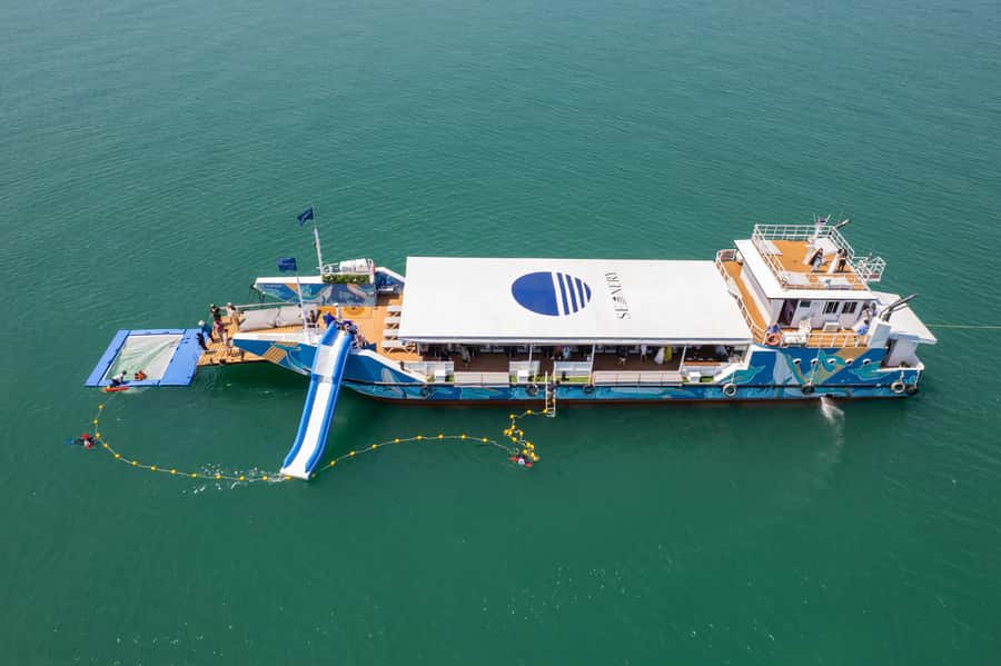 Phuket: Phang Nga Bay Lunch and Dinner Sunset Party Cruise - Buffet lunch with Thai, Chinese, and Japanese dishes