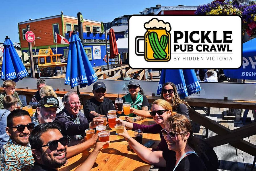 Pickle Pub Crawl: Ferry Rides and Appetizers - Downtown Victoria: the first taste of the city