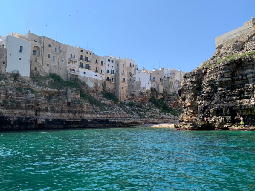 Polignano: Half-Day Sailing Boat Tour with Drinks & Snacks - The swimming and snorkeling stop