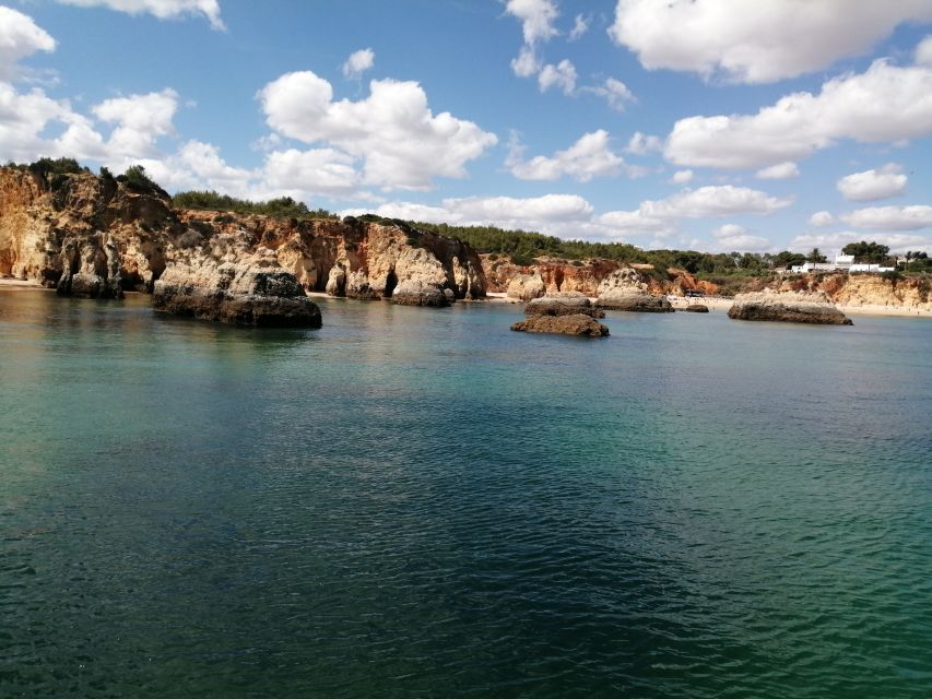 ponta da piedade 2h luxury charter with drinks and tapas - Praia da Dona Ana from the water