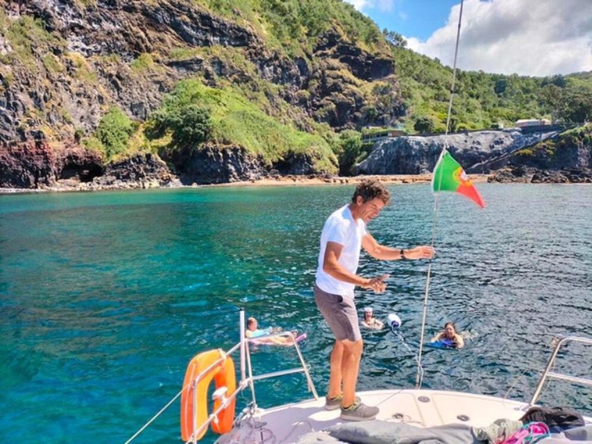 Ponta Delgada: Private Sailboat Cruise with Drinks & Snacks - Learning to sail along São Miguel’s south coast