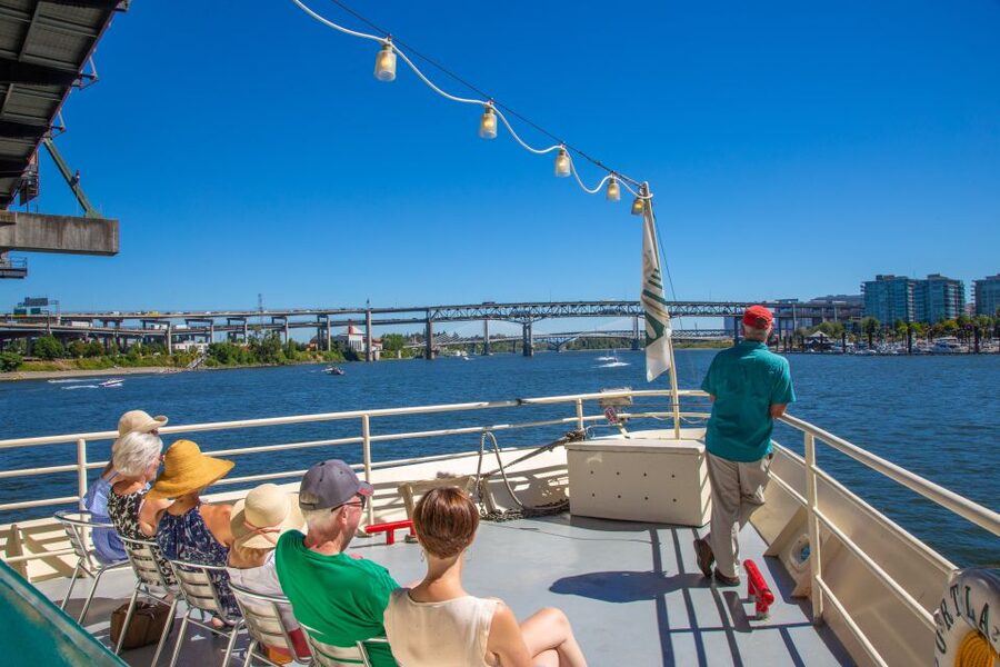 Portland: Happy Hour Sightseeing Cruise - Choosing between the three decks