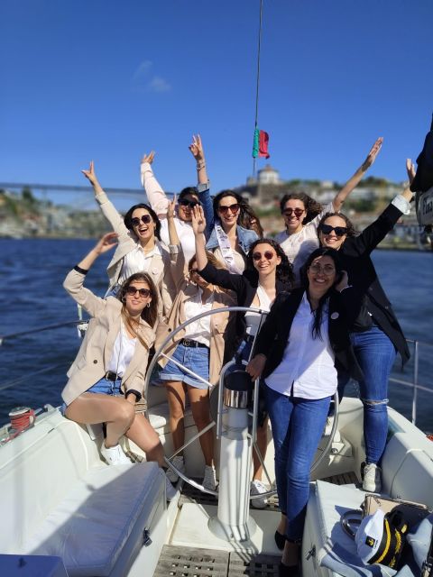 Porto: Charming Sailboat Bachelor Party with drinks - A welcome drink, snacks, and your own soundtrack
