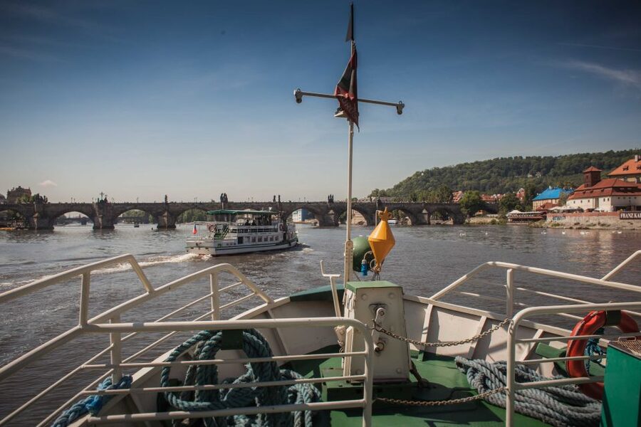 Prague: Afternoon Beer Cruise with Drinks Included - Prague Castle from the river