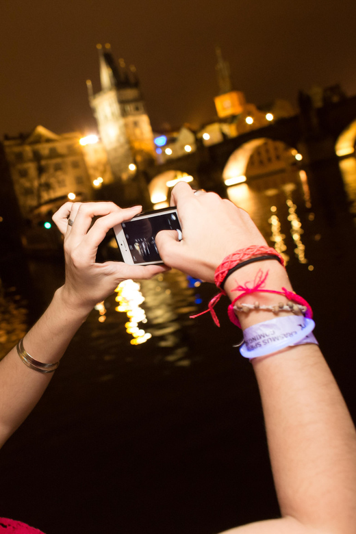 Prague: Boat Party with Unlimited Drinks & After Party Entry - Prague Castle and the Rudolfinum after dark