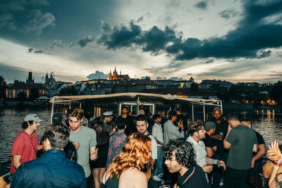Prague: Booze Cruise with Open Bar and Duplex Entry - Prague’s landmarks from the water