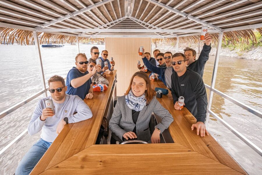 Prague: Party Tiki Boat Sightseeing Cruise with Drinks - Is $518 good value for your group?