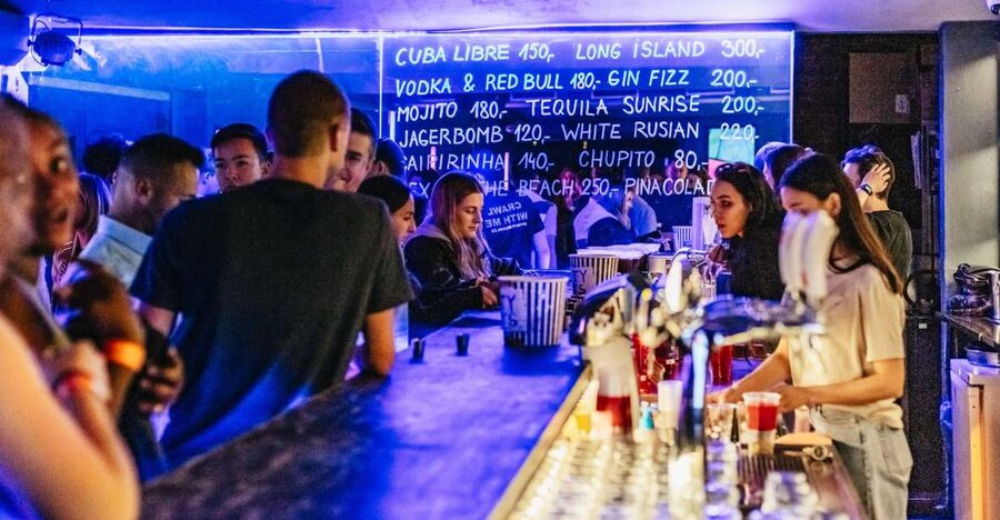 Prague: Pub Crawl with Unlimited Drinks & 5-floor Club Entry - Karlovy Lazne and the five-story finish