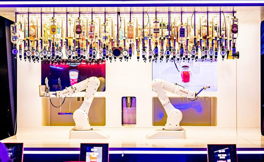 Prague: Robotic Bar Entry with a Drink Included - Watching the robots prepare your cocktail