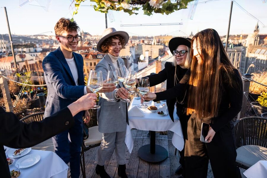 Prague: Sky Bar Aperitivo Menu with Drink & Panoramic Views - Is the Two-Hour Wine Option Worth It?