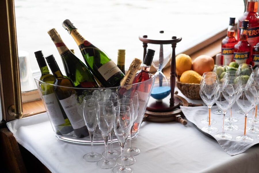 Prague: Vltava River Private Boat Party with Drinks - Leaving U Bukanýra and settling on board